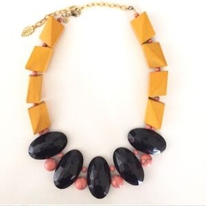 Anthro Geometric Necklace By David Aubrey 11.5" Clasped